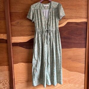 Christy Dawn Dawn dress S sea-foam green buck floral